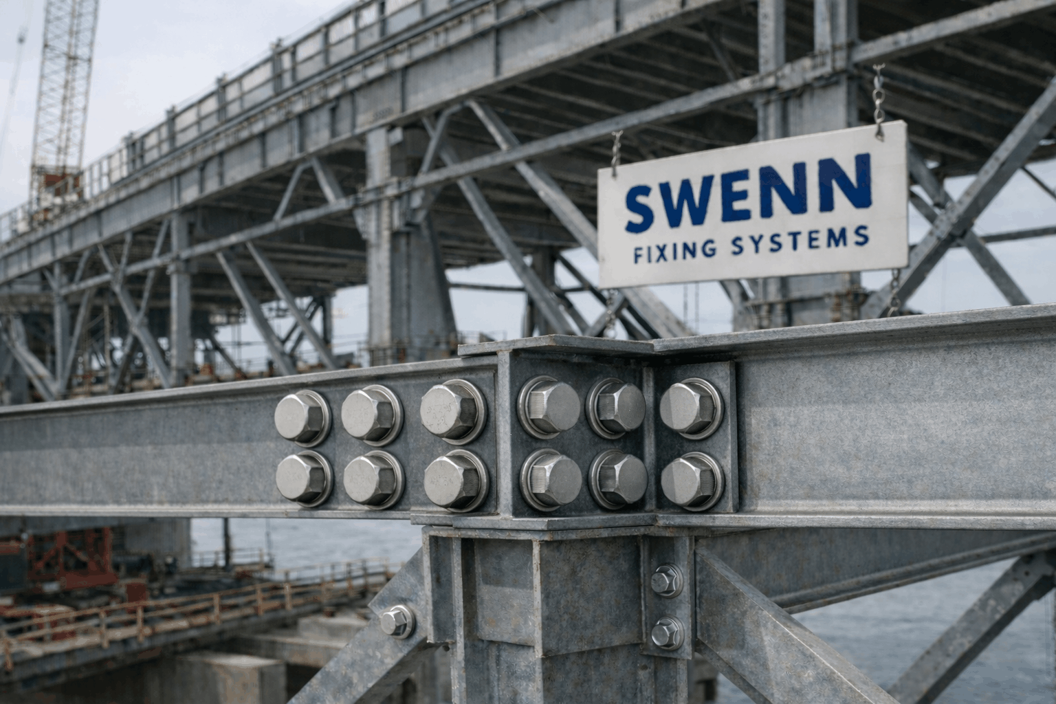 SWENN Fixing Systems - Structural Bolts on Bridge