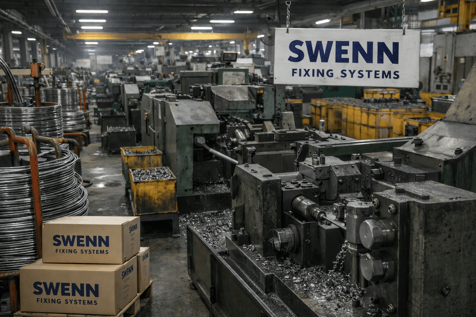SWENN Manufacturing Factory Floor